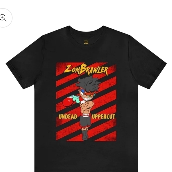 Zombrawler Chibi comic shirt - Picture 3 of 4